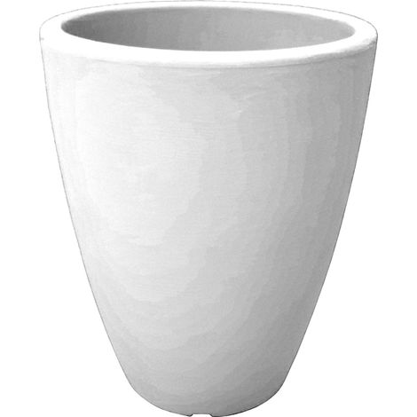 VASO HOME ADONE TONDO D 30XH38 CM BIANCO- 1,0 pz