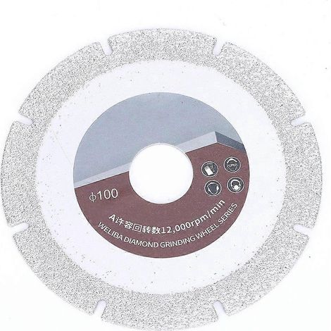100 mm 60 Mesh Diamant-Sägeblatt/Schleifscheibe für Keramikfliesen, Marmor und Stein