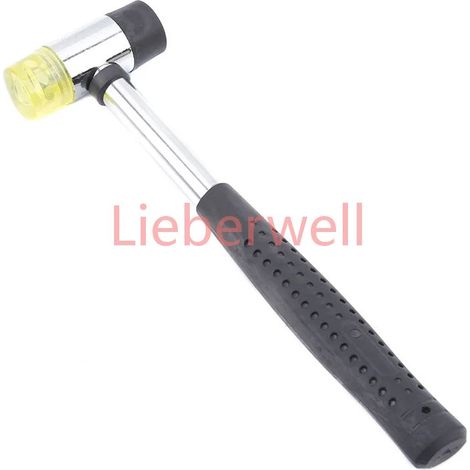 1 Pc Rubber Hammer Replacement Accessory for Electric Guitar and Bass, Fret Wire Hammer Tool for Luthier Guitar Repair, Black, (1/5)