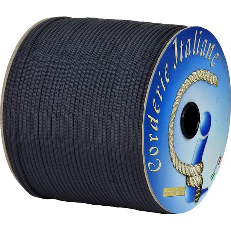 Paracord 550 Type III Basic, blu 4 mm - 30 mt, anima 7 fili, 100% Made in Italy 006078739 Corderie Italiane (1/5)