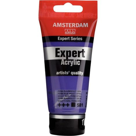 Peinture acrylique - Amsterdam - Expert Series - 75ML - Permanent Bleu Violet Opaque - Série 3 (1/2)
