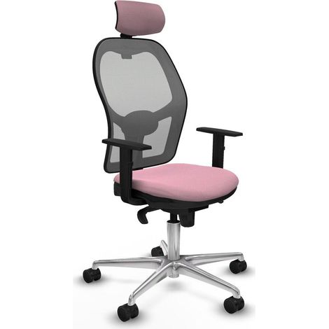 Piqueras y Crespo 1D086N2 Silla de oficina rosa cómoda (1/3)