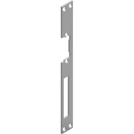 Schließblech zu O&C Türöffner, lang, 250 x 25 x 3 mm,Stahl grau beschichtet (1/3)