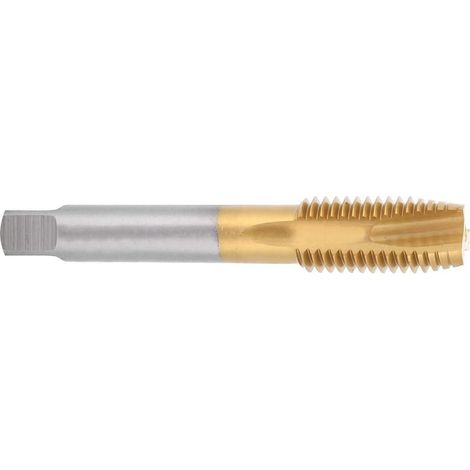 Macho de roscar M18 x 2,5 mm, macho de roscar, macho de roscar manual, tornillo de rosca de acero de alta velocidad con hoja de cobalto (predeterminado) M18 x 2,5 (broca de titanio)