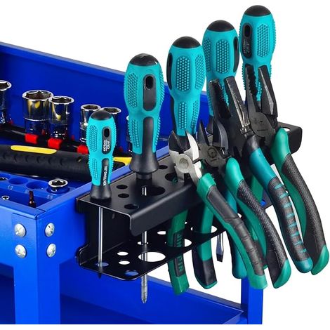 Magnetic Screwdriver Holder Magnetic Tool Holder Screwdrivers Folding Blades Magnetic Mounting Tool Holder Garage Tool Cart Pegboards (1/5)