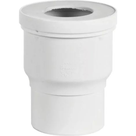 Manicotto wc rigido diritto Ø100 maschio/femmina PVC NICOLL