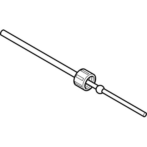 Geberit asta a leva per raccordo lavabo Clou, lunghezza 30 cm, 241682001