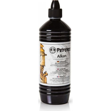 Petromax Alkan Paraffinöl 1 Liter-Flasche Lampenöl für Petroleum- und Öllampen (1/2)