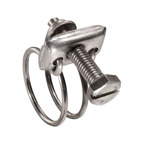 SPIDO - Colliers double fil inox 22x26 (x2)