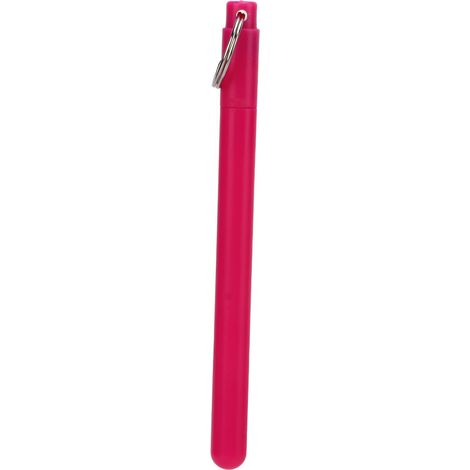 Thermomètre à eau pour la pêche à la mouche, thermomètre expérimental en verre avec anneau de suspension, rose (1/5)