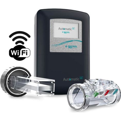 Bayrol – Électrolyseur automatique de piscine avec WIFI – Automatic SALT AS7 jusqu'à 140m³ – Écran tactile 4,3" – Régulation pH et Redox (1/5)