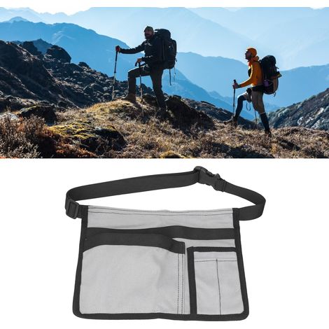 [Sac à outils] Unilateral Waist Hanging Tool Bag Wear Resistant Oxford Cloth Adjustable Tools Organizer for GardenGrey (1/5)