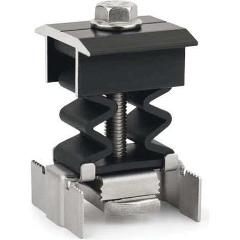 Caja de 10 - Pinza de fijación rápida negra para paneles solares - 30/50
