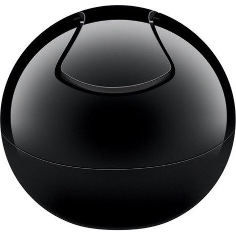 Spirella Bowl Pattumiera a dondolo, Capacità 1L , Plain Black