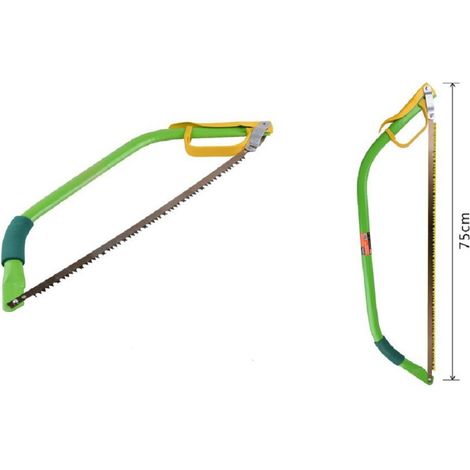 TRADE SHOP - Sega Seghetto Ad Arco Archetto A Mano In Acciaio 75cm 30" Segaccio Taglio 90183 -