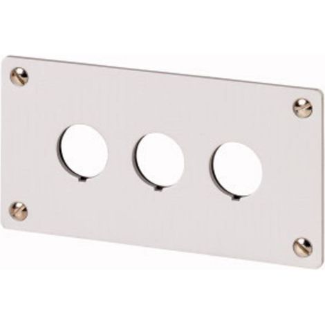 Eaton M22-E3 216544 Telaio di montaggio 3 posizioni di montaggio (Ø x A) 22 mm x 72 mm Grigio 1 pz.