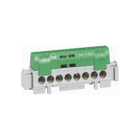 Bornier vert à 17 trous IP2xZ17 004835