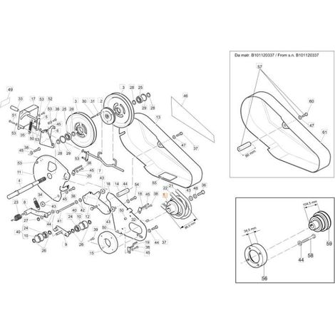 POLEA DE MOTOR ORIGINAL EMAK F1440801