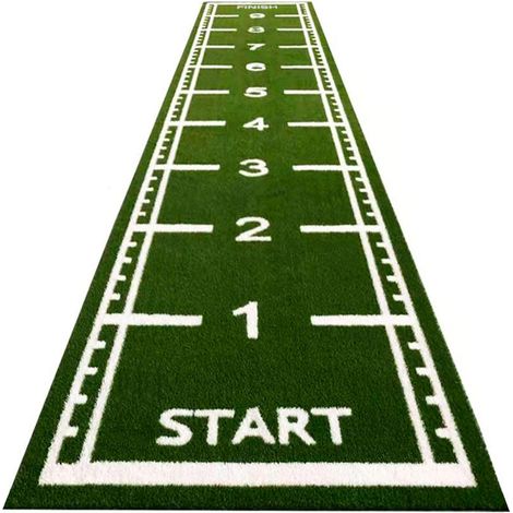 Sprint-Track - Grün - 10 x 2 m - 25 mm - Sprintbahn aus Kunstgras für Fitness & Sport
