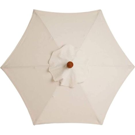 2m Parasol Cover – Waterproof Double-Layer Polyester Fabric – UV Protection – Compatible with Wooden, Steel, and Aluminum Frames (1/5)