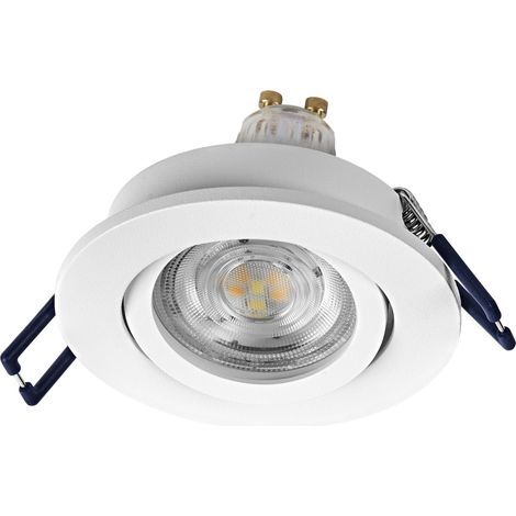 Spot LED  Smart Matter GU10 RGBW flexible blanc, 4,7 W, Smart Home, aluminium, contrôle par application, changement de couleur