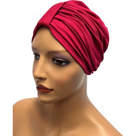 Turban pour femme Emma 247a, chapeau en viscose prêt-à-porter, également adapté après une chimiothérapie. (1/5)