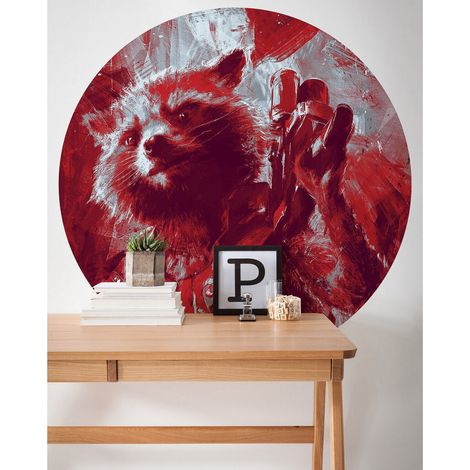 Komar Avengers Painting Rocket Raccoon 125 x 125 cm, Stickers pour les murs DD1-052 (1/3)