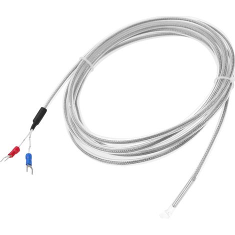 PTFE-Thermoelement Typ K, 2-Draht, wasserdicht, korrosionsbeständig (1/5)