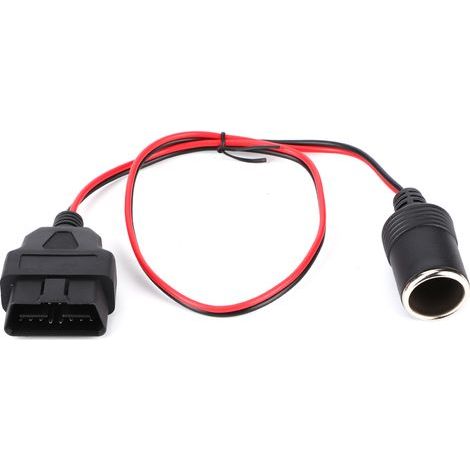 Prise allume-cigare adaptateur secteur connecteur 1 à 2 prendre la ligne équipement OBD2 (1/5)
