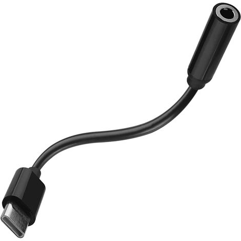 muvit for Change Adaptador Tipo C a Jack 3.5mm Negro (1/5)