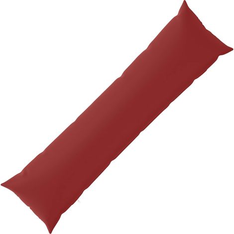 Housse de coussin HEERLEN Bordeaux 40 x 145 cm Polyester vidaXL (1/5)