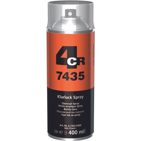 Laca transparente brillante en aerosol 400 ml 4CR 7435