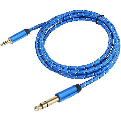Câble auxiliaire adaptateur 3,5 mm vers 6,35 mm pour amplificateur de mixage 300 cm (1/5)