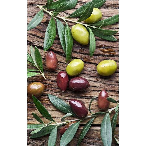 Tableau deco cuisine olives et saveur de provence - 50x80 cm (1/5)