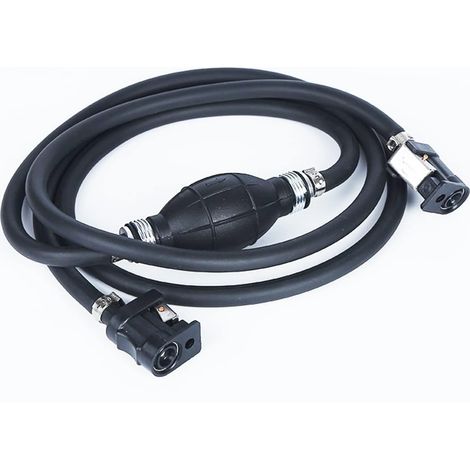 Bomba Sifón de Succión de Mano de Gasolina 8mm，2.1m Bomba de Combustible de Transferencia Manual Motor de Barco Fuera de Borda de Repuesto para Motores de Barco Yamaha Mariner (1/5)