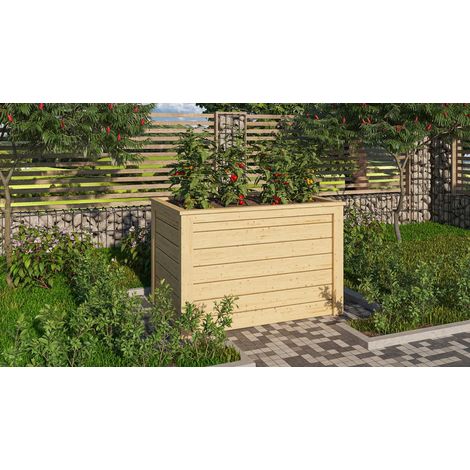 Hochbeet 0 natur 63x96x64 cm