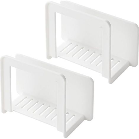 Lot de 2 boîte De Rangement Murale pour Routeur WiFi, Cache Box Internet, Support Box Internet, Étagère De Rangement Murale Cache Box (1/5)