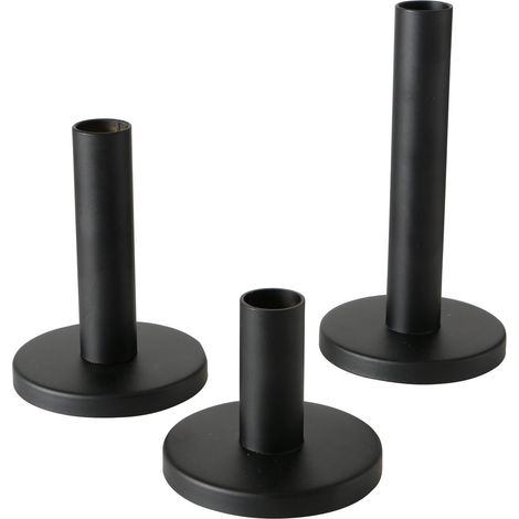 Bougeoir en métal MALKO, 3 pièces, Ø 9 cm (1/5)