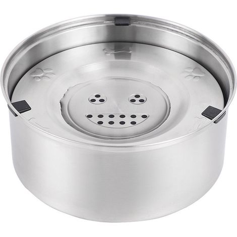Gamelle Anti-Éclaboussures - Acier Inoxydable 304 - Pour Chien - Lavable Au Lave-Vaisselle - 1 Pièce (1/5)