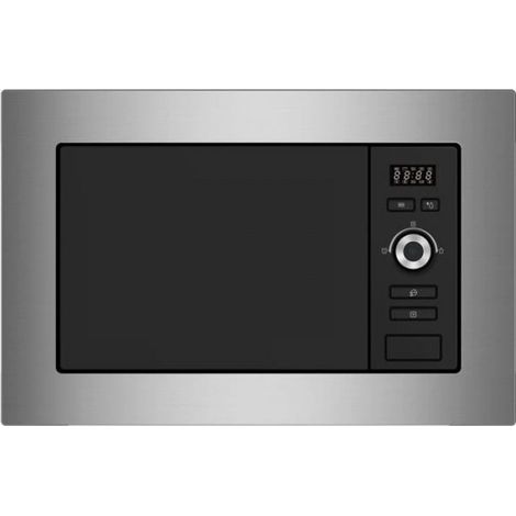 Continental Edison – Four micro-ondes encastrable 20L – Puissance 800W – Dimensions L59,5 x H38,8 x P34,5 cm – Noir et Inox (1/5)