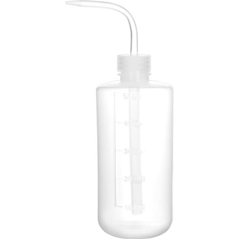 Flacon Souple 500ml - 1 Pièce - Plastique Transparent - Bouteille à Pression avec Échelle - Jardin et Laboratoire - 500 ml (1/5)