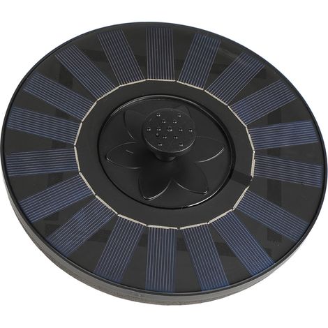 Pompe solaire pour fontaine à haut rendement et faible consommation d'énergie (2 watts), idéale pour les fontaines de jardin, les abreuvoirs à oiseaux et les petits bassins. (1/5)