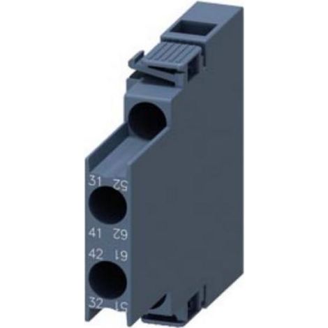 Bloque de contactos auxiliares laterales siemens 3rh29211da02-2nc camino de la corriente 1nc