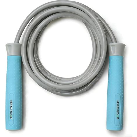 WEIGHTED JUMPING ROPE - Heavy training rope with durable 7mm rope, ergonomic handle and adjustable length. (1/5)