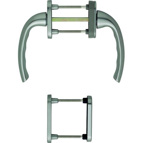 HOPPE® Fenstertürgriffgarnitur Tôkyô 0710RH/66N/U26/0710, Aluminium, 2014449