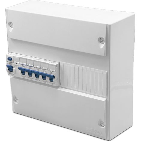 Tableau précâblé 5 disj + 1 ID Eur'Ohm RX Protect automatique (1/2)