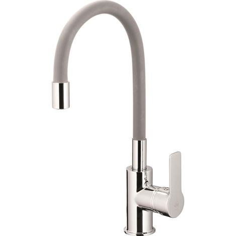 KFA Rumba grifo monomando de cocina cromado moderno (1/2)