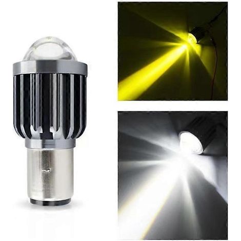 LED-Rücklichtbirne BA20D Weiß – Hohe Helligkeit, Energiesparend – für Motorrad und Roller
