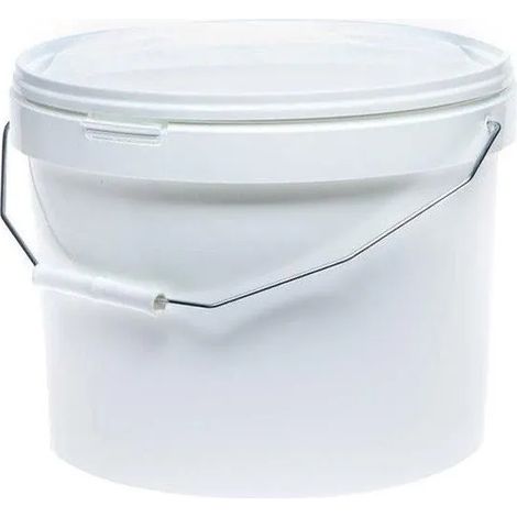 seau plastique rotho avec couvercle 11.3 capacité facile à nettoyer