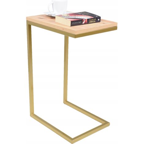 Beistelltisch aus Golden Oak Artisan-Profilen (1/4)